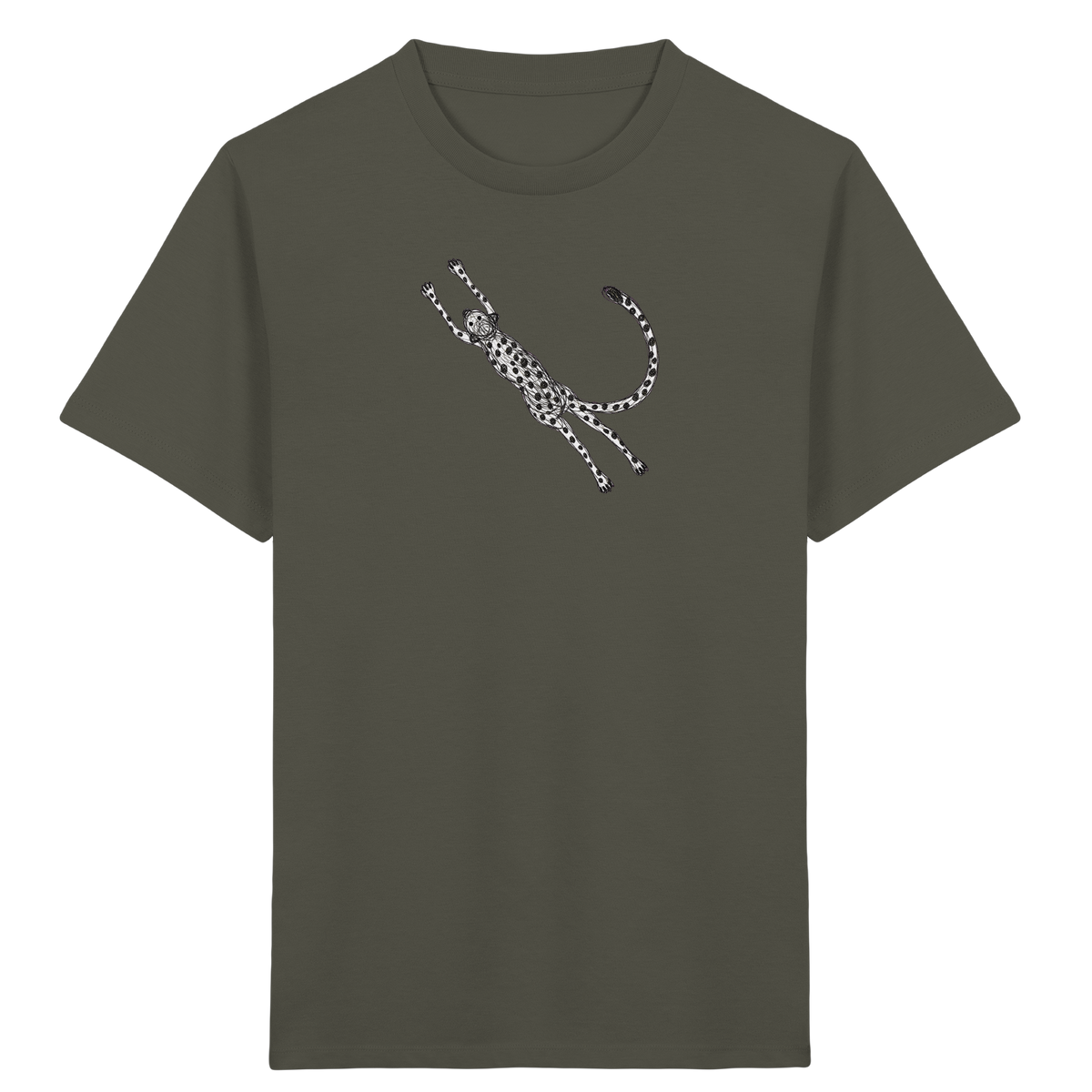 Gepard von oben - Kinder Bio T-Shirt