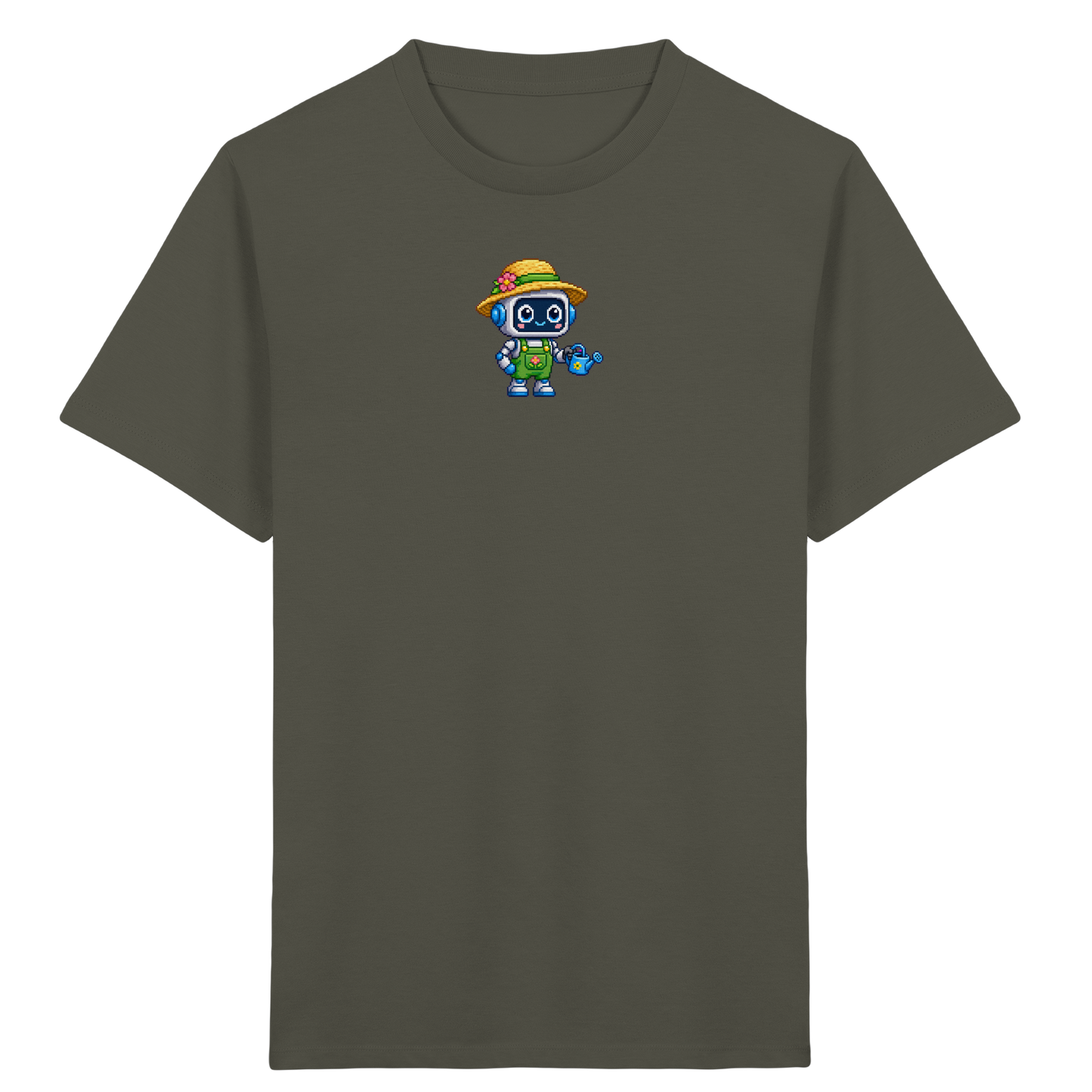 Pixel Roboter T-Shirt: Freundlicher Look - Kinder T-Shirt