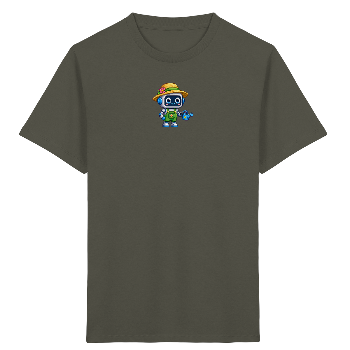 Pixel Roboter T-Shirt: Freundlicher Look - Kinder T-Shirt
