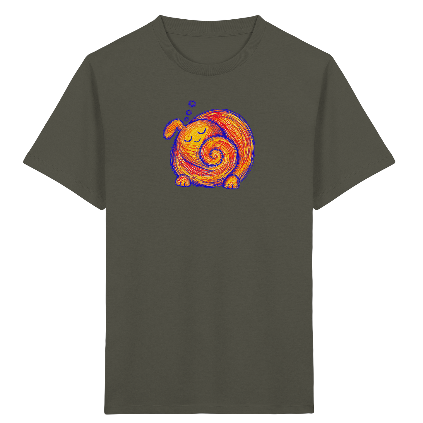 Schnarchkringel Monster Kinder Shirt - Kinder Bio T-Shirt