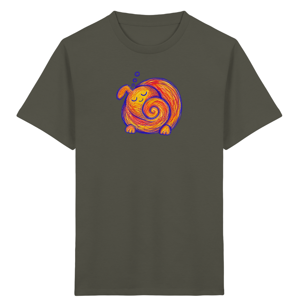 Schnarchkringel Monster Kinder Shirt - Kinder Bio T-Shirt