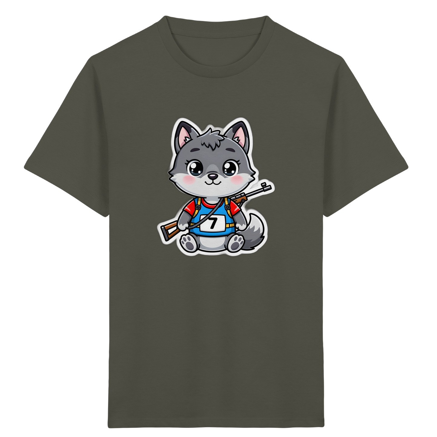 Wolf im Trikot: Cooles Kinder T-Shirt