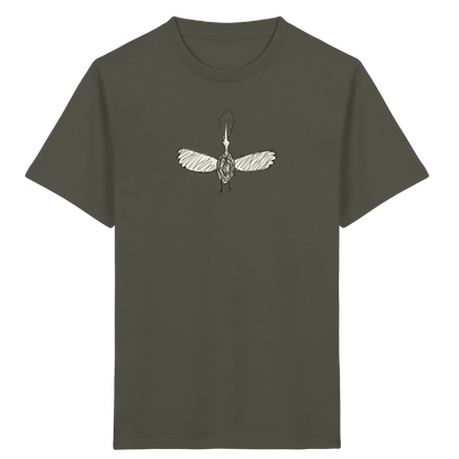 Pelikan von oben gezeichnet - Kinder Bio T-Shirt