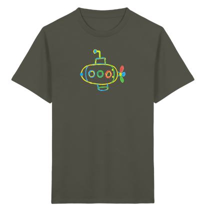 Farbpunkt U-Boot Abenteuer - Kinder Bio T-Shirt
