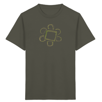 Waldgrüne Eckenblume Kinder T-Shirt - Kinder Bio T-Shirt