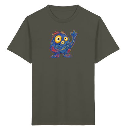 Dreiäuglein winkt fröhlich - Kinder Bio T-Shirt