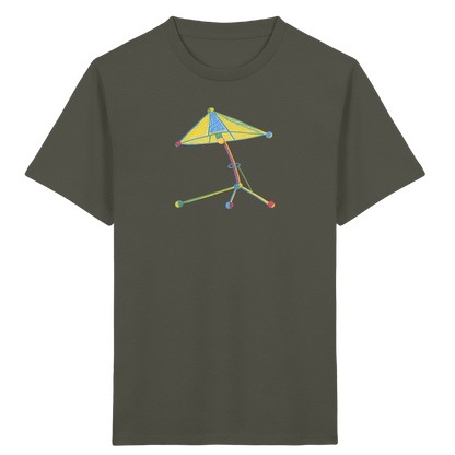 Bunte Farbpunkt Lampe - Kinder Bio T-Shirt