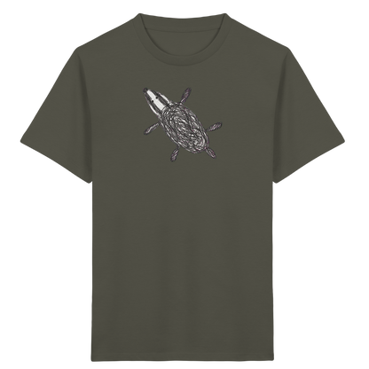 Dachs von oben - Kinder Bio T-Shirt