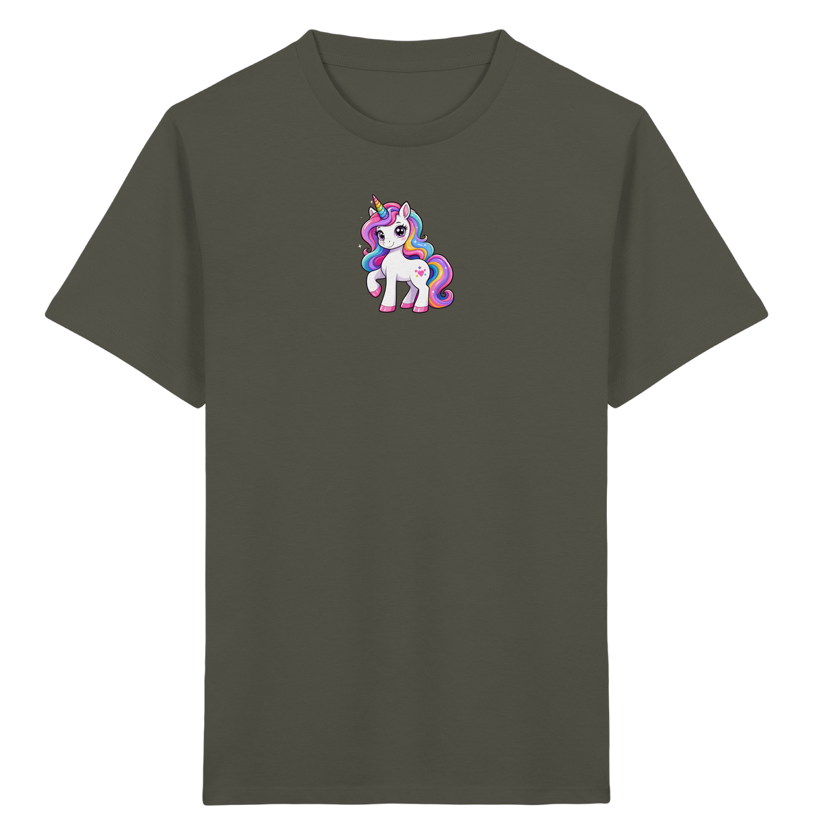 Magisches Einhorn T-Shirt mit Sternen - Kinder Bio T-Shirt