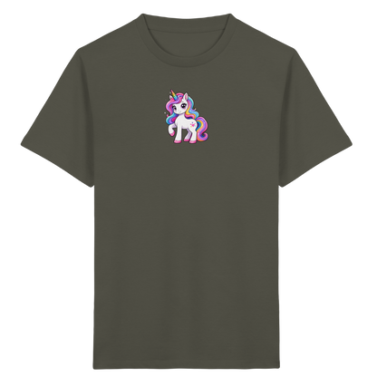 Magisches Einhorn T-Shirt mit Sternen - Kinder Bio T-Shirt