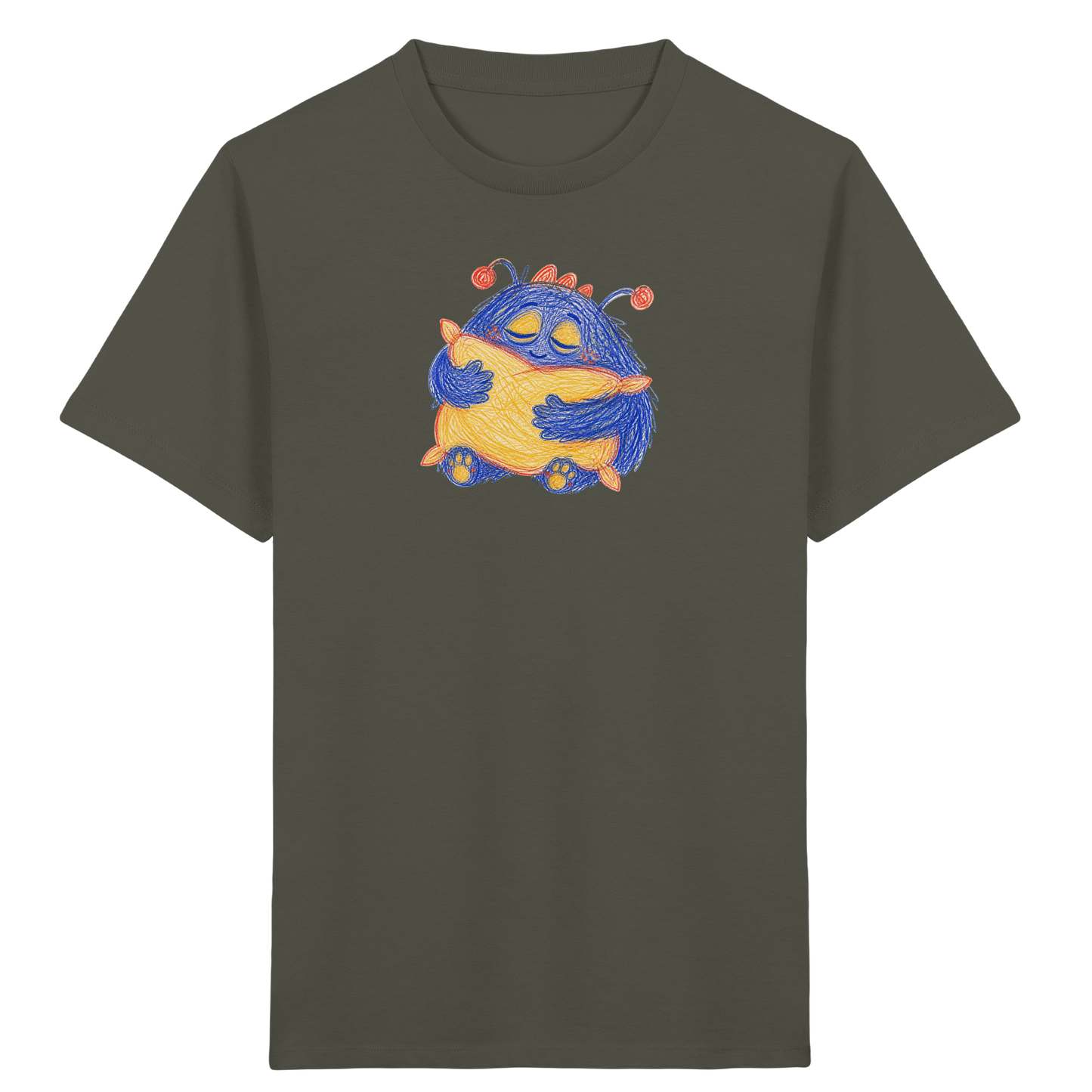 Kissenkuschler Monster Kinder T-Shirt - Kinder Bio T-Shirt