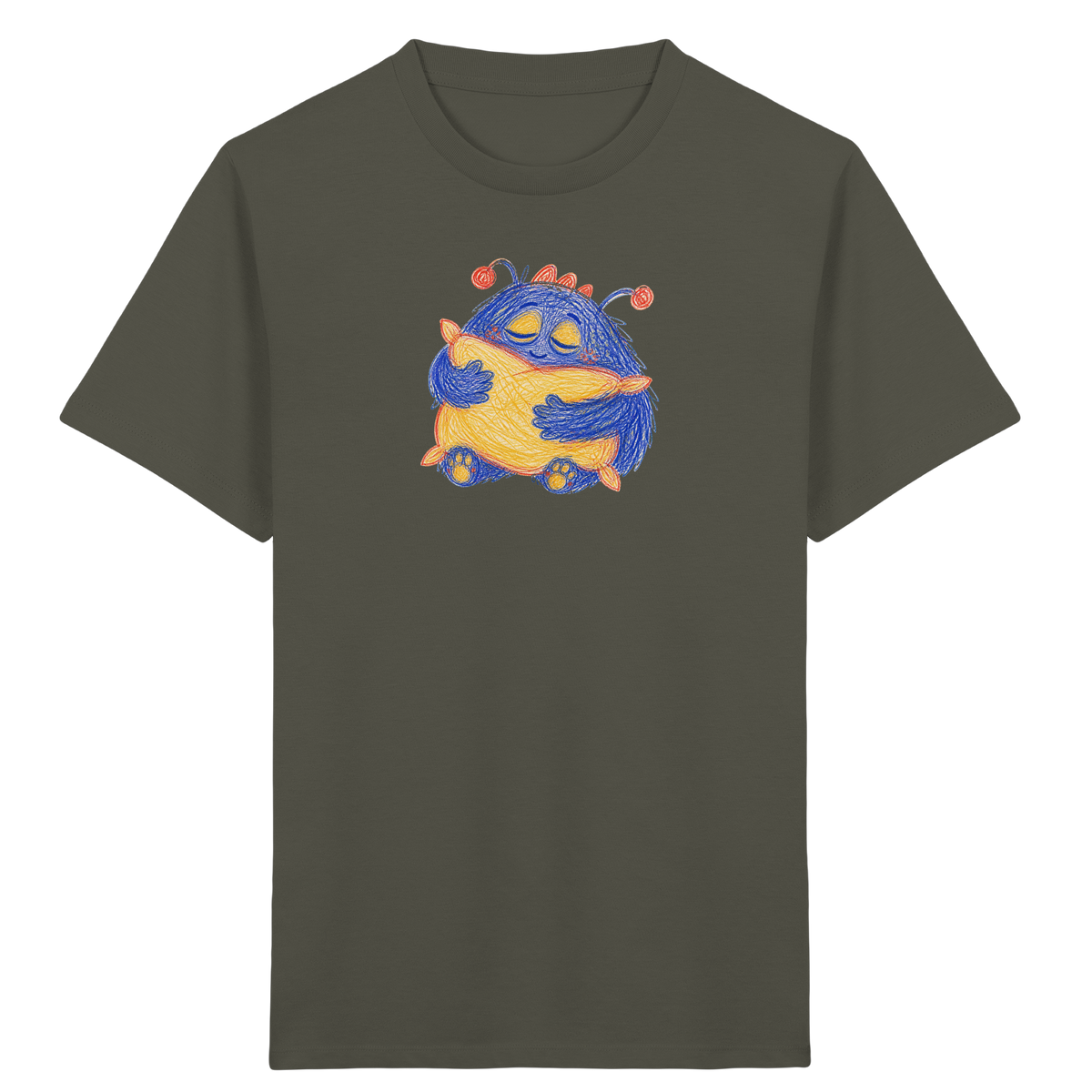 Kissenkuschler Monster Kinder T-Shirt - Kinder Bio T-Shirt