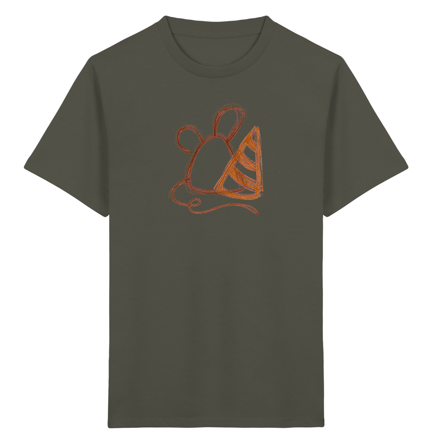 Krakelmaus mit großer Schultüte - Kinder Bio T-Shirt