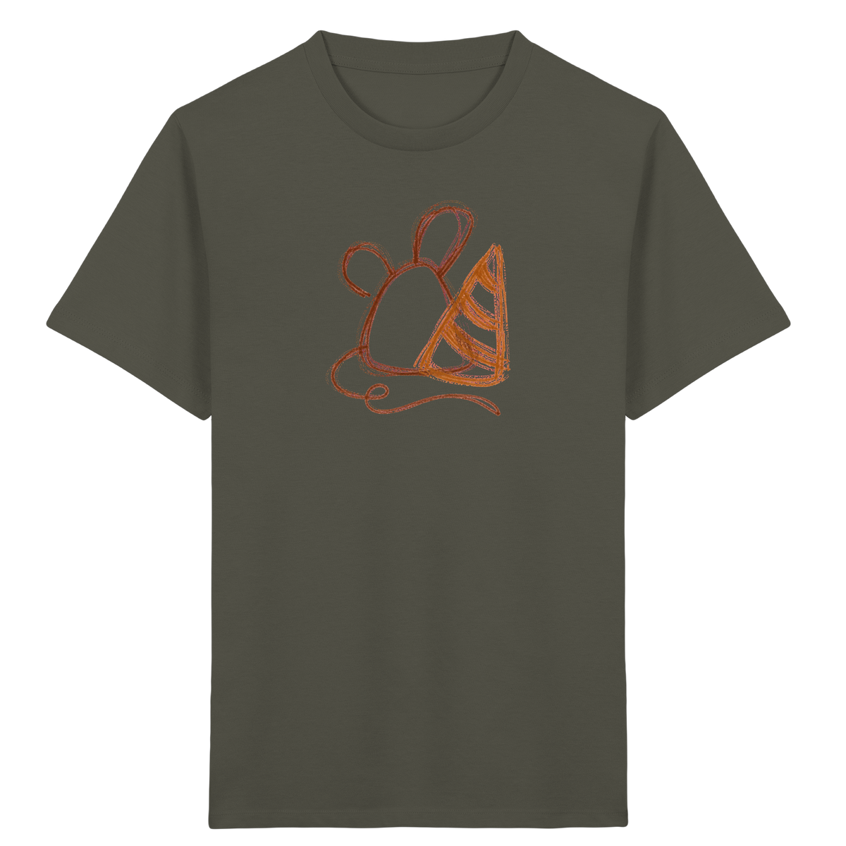 Krakelmaus mit großer Schultüte - Kinder Bio T-Shirt