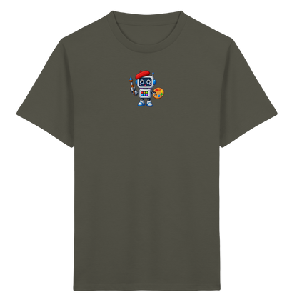 Pixel Roboter Künstler T-Shirt für Kinder - Kinder T-Shirt