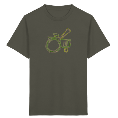 Wackeltraktor mit Schultüte - Kinder Bio T-Shirt
