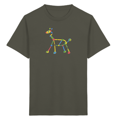 Farbpunkt Giraffe Kinder T-Shirt - Kinder Bio T-Shirt