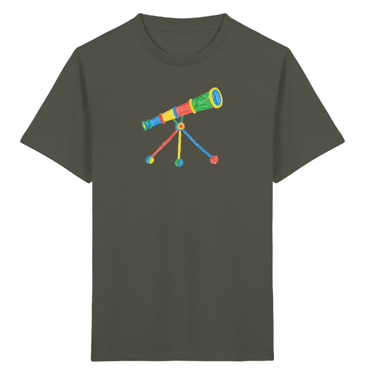 Farbpunkt Teleskop für Kinder - Kinder Bio T-Shirt