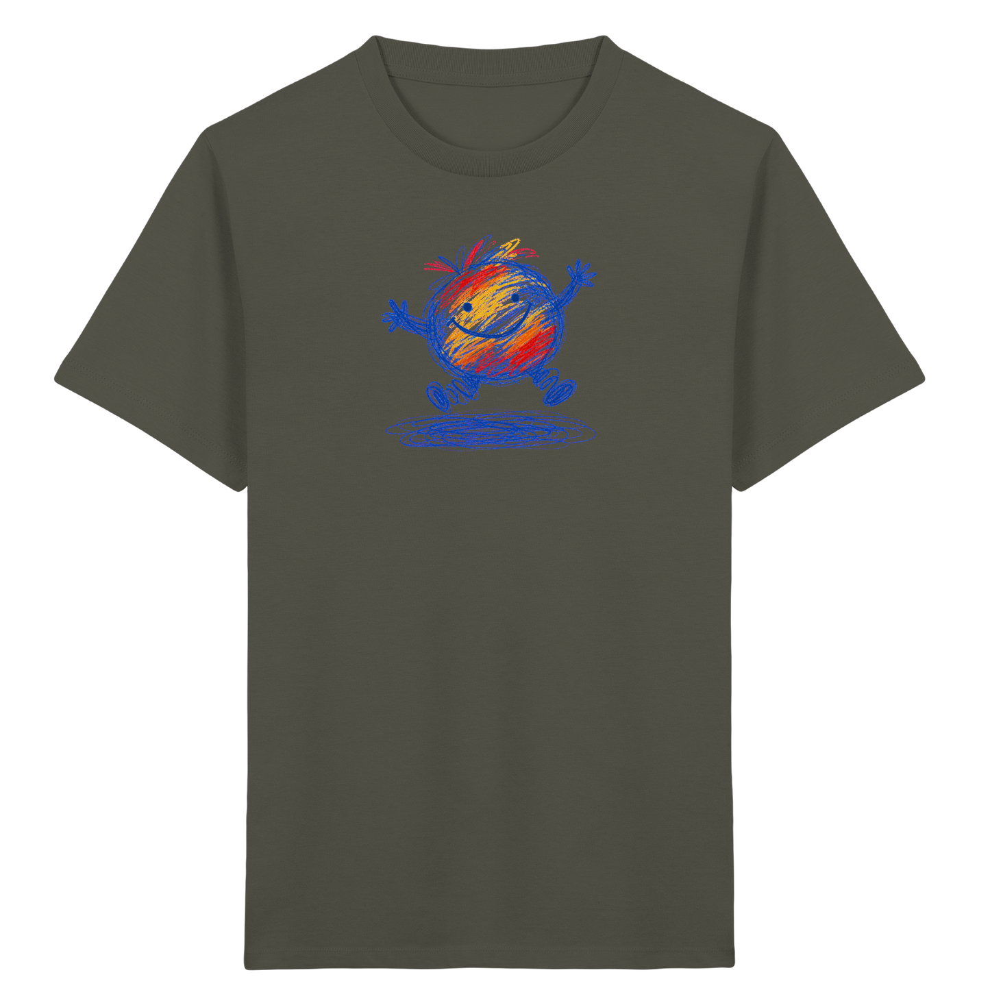 Pfützenhüpfer Kritzelmonster Kinder Shirt - Kinder Bio T-Shirt