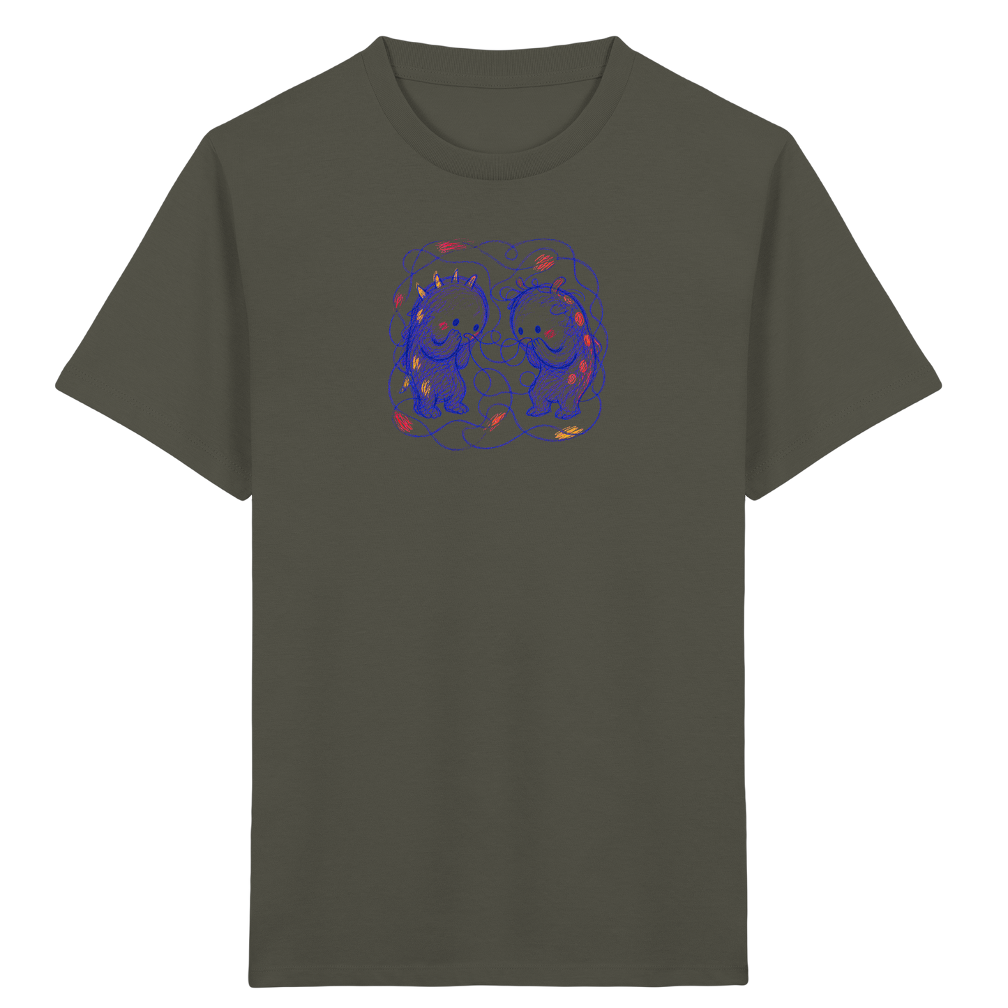 Leiseflüsterer Monster Kinder Shirt - Kinder Bio T-Shirt