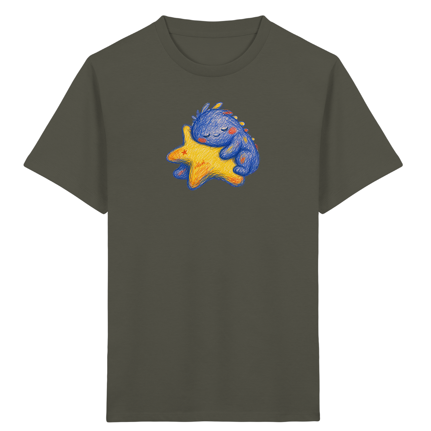Sternenschläfer Monster mit Stern - Kinder Bio T-Shirt