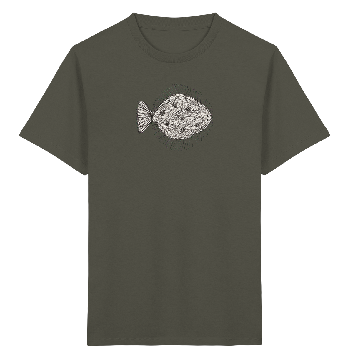 Flunder von oben - Kinder Bio T-Shirt