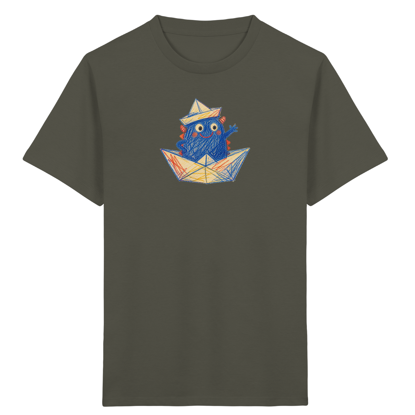 Kleiner Kapitän Monster - Kinder Bio T-Shirt