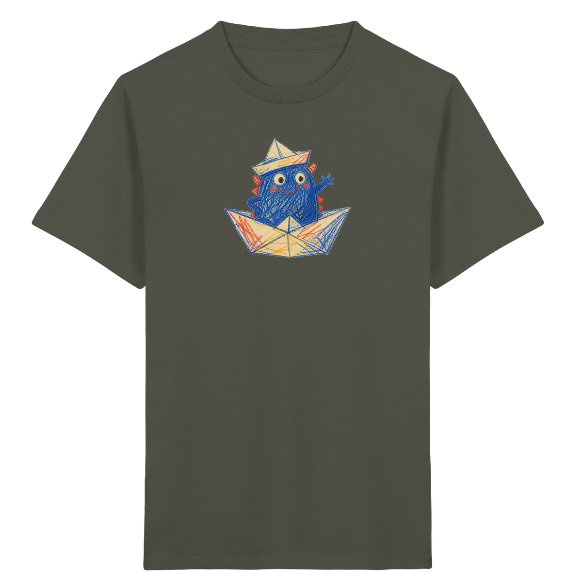 Kleiner Kapitän Monster - Kinder Bio T-Shirt