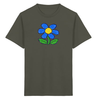 Kritzel Gänseblümchen für Kinder - Kinder Bio T-Shirt