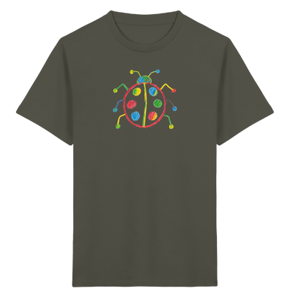 Farbpunkt Marienkäfer Kinder Shirt - Kinder Bio T-Shirt