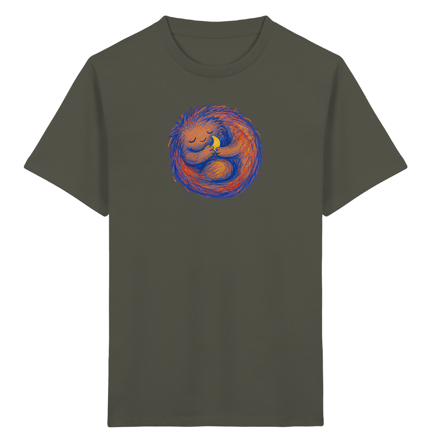 Schlafzottel mit kleinem Mond - Kinder Bio T-Shirt