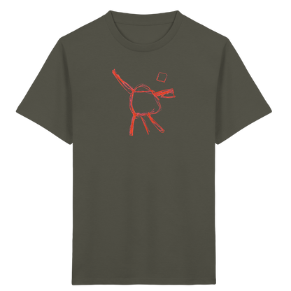 Orange Wackelfigur für Kinder - Kinder Bio T-Shirt