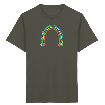 Farbpunkt Regenbogen Kinder Shirt - Kinder Bio T-Shirt