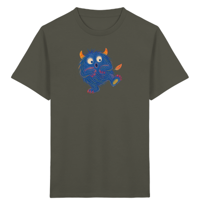 Kitzelzottel lacht im Federkitzel - Kinder Bio T-Shirt