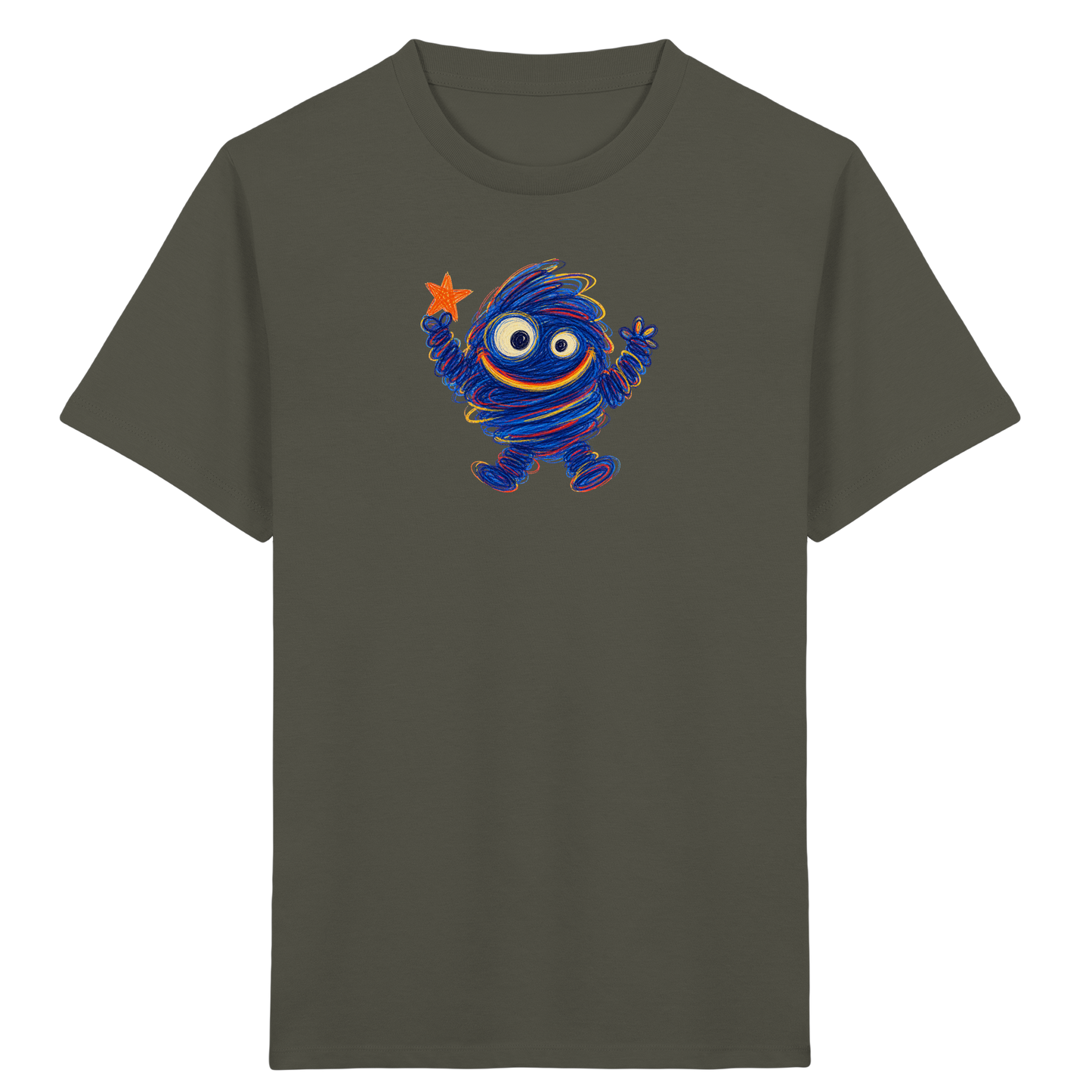 Kuschelsturm Kritzelmonster Shirt - Kinder Bio T-Shirt