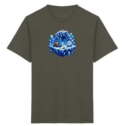 Abenteuerliches Pixel Eis-Geist T-Shirt - Kinder Bio T-Shirt