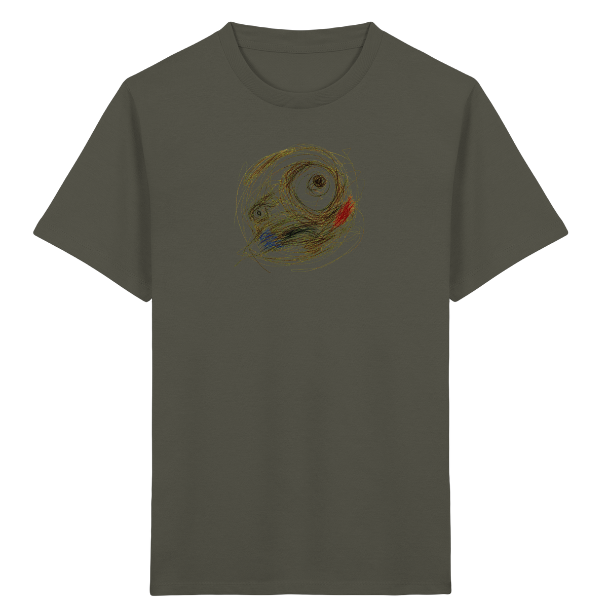 Cooles Monster T-Shirt im Scribble-Look - Kinder Bio T-Shirt