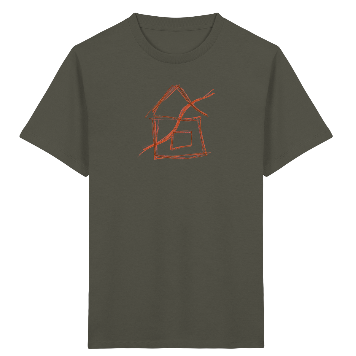 Braunes Eckenhaus Kinder T-Shirt - Kinder Bio T-Shirt