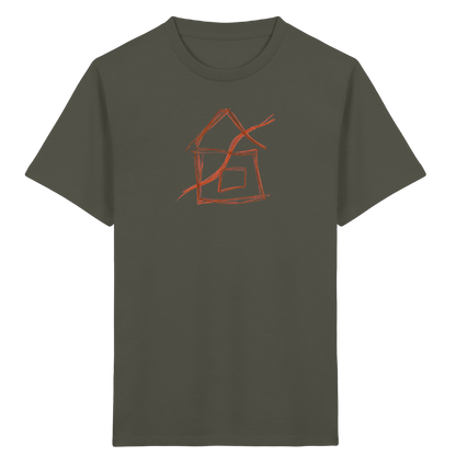 Braunes Eckenhaus Kinder T-Shirt - Kinder Bio T-Shirt