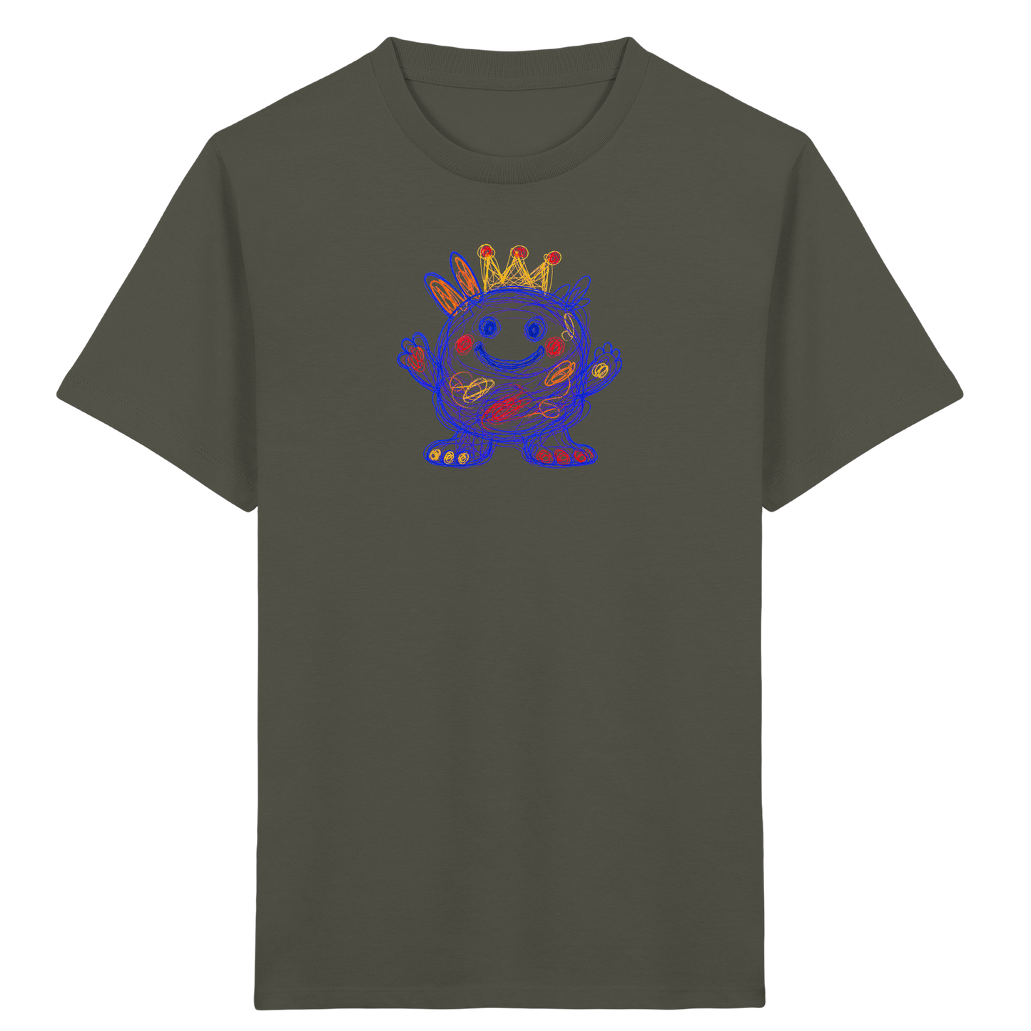 Kringelkrone Kritzelmonster Kinder Shirt - Kinder Bio T-Shirt
