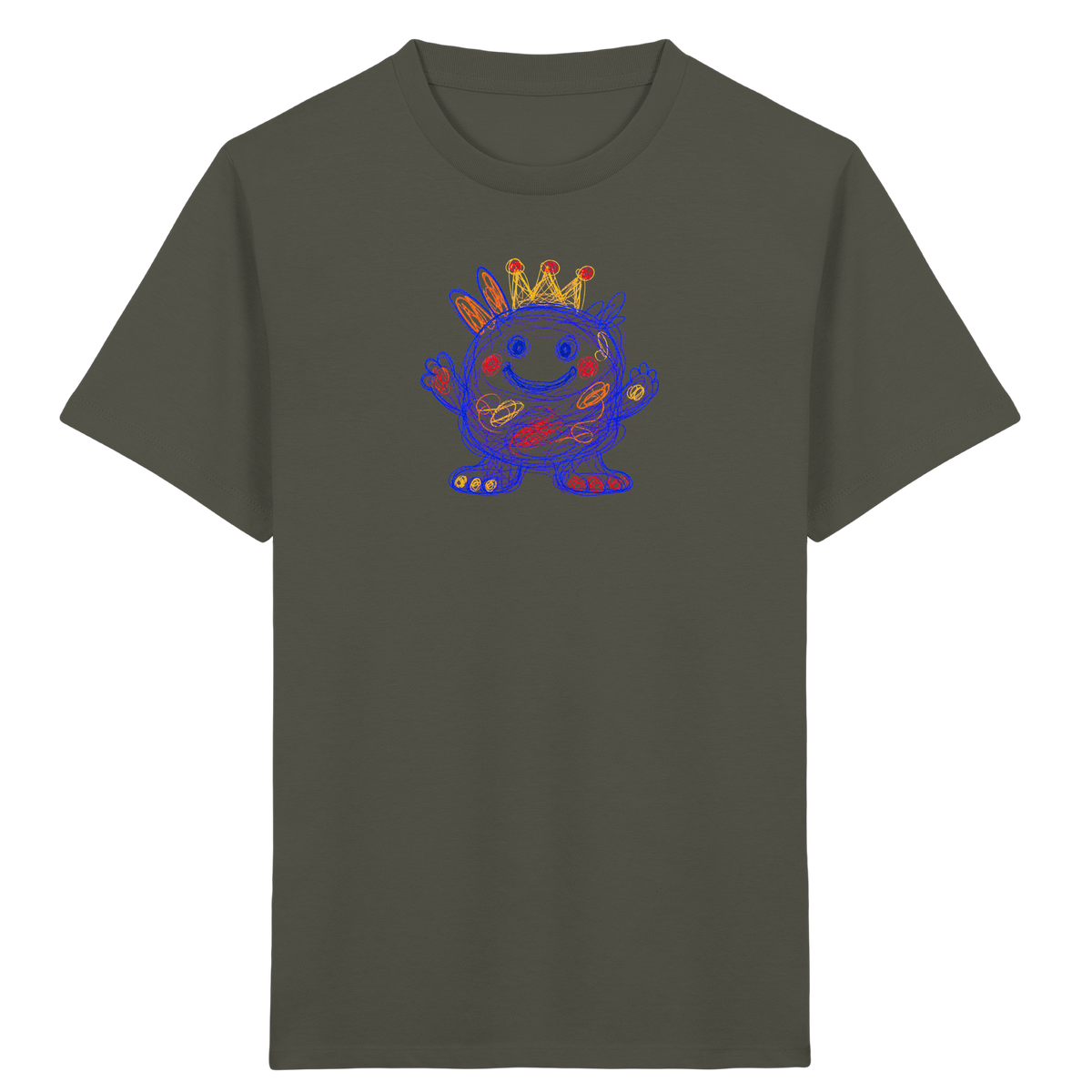 Kringelkrone Kritzelmonster Kinder Shirt - Kinder Bio T-Shirt
