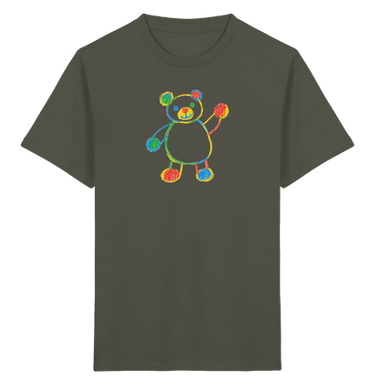 Farbpunkt-Bär für Kinder - Kinder Bio T-Shirt
