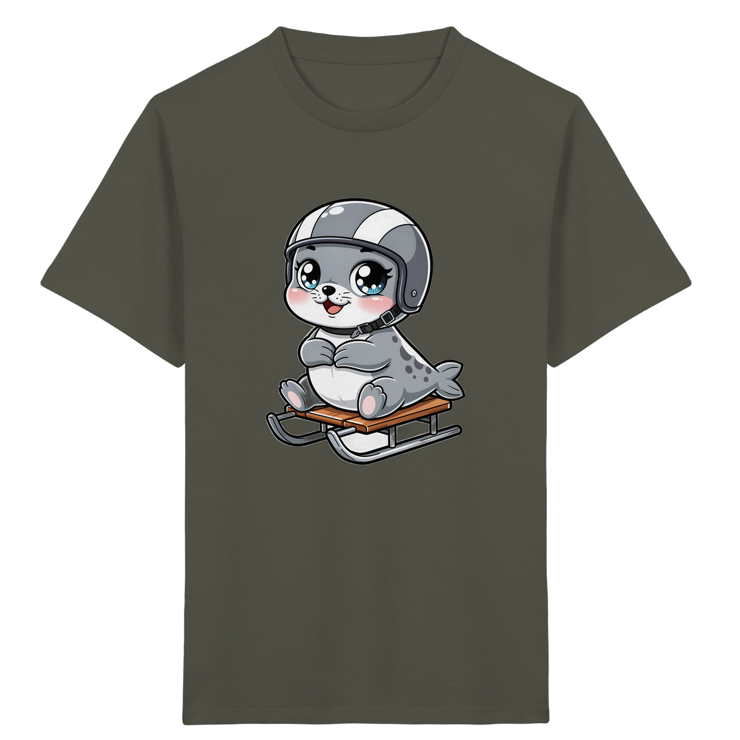 Robbe auf Schlitten: Abenteuer T-Shirt