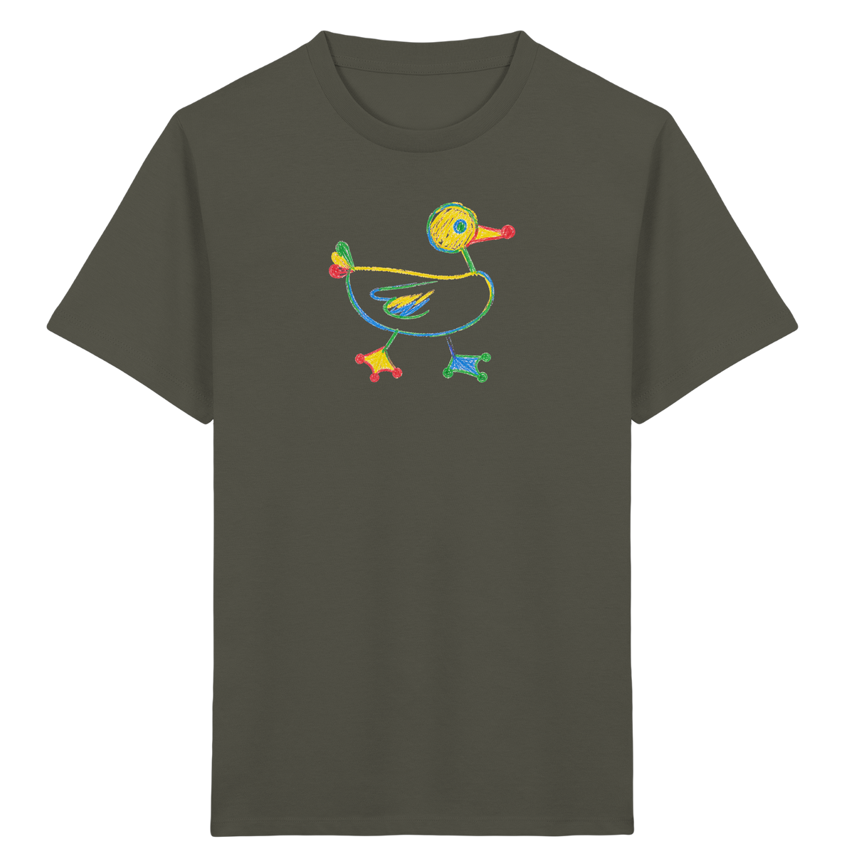 Farbpunkt Ente Kinder Motiv - Kinder Bio T-Shirt