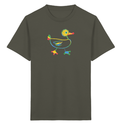 Farbpunkt Ente Kinder Motiv - Kinder Bio T-Shirt