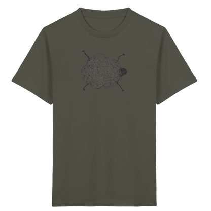 Schaf von oben Shirt - Kinder Bio T-Shirt