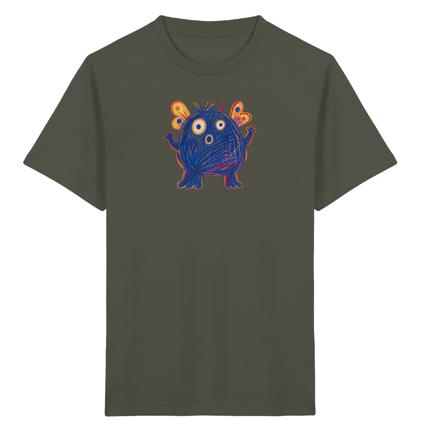 Flatterflauschi mit kleinen Flügeln - Kinder Bio T-Shirt