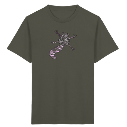Waschbär von oben - Kinder Bio T-Shirt