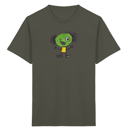 Kritzelkopf mit Ringellocken - Kinder Bio T-Shirt