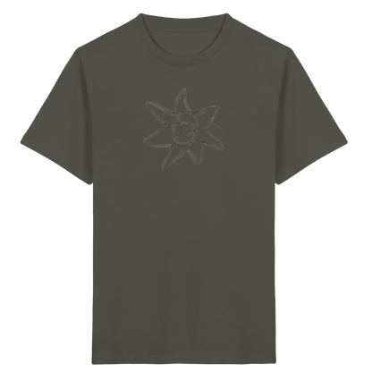Kohlegrauer Wackelstern für Kinder - Kinder Bio T-Shirt